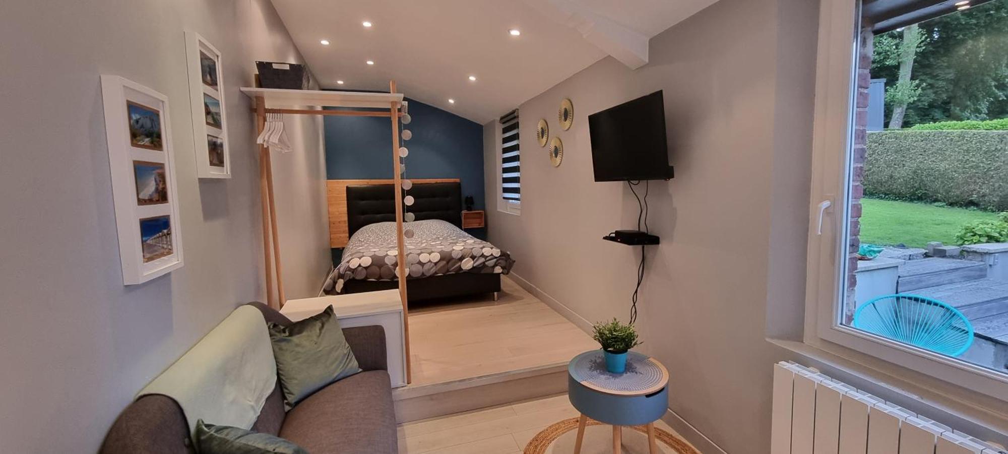 Beauchamps  Studio Independant Avec Terrasse Vue Jardin חדר תמונה